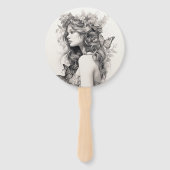 Gepersonaliseerde aangepaste foto Voeg uw eigen fo Handwaaier (Achterkant)