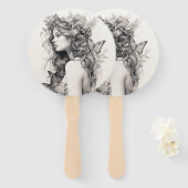 Gepersonaliseerde aangepaste foto Voeg uw eigen fo Handwaaier (Voorkant en achterkant)