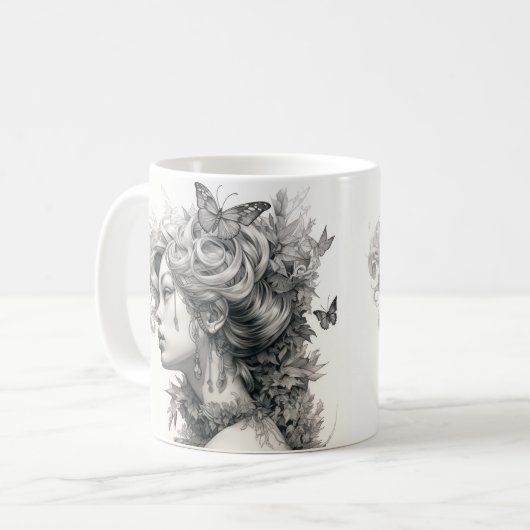 Gepersonaliseerde aangepaste foto Voeg uw eigen fo Koffiemok (Voorkant links)