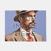 Gepersonaliseerde aangepaste fotogebied tapijt vie deurmat (Voorkant)