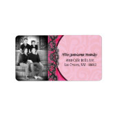 Gepersonaliseerde Aangepaste Fotokant Flora Mailin Etiket (Voorkant)