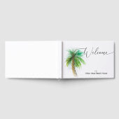 Gepersonaliseerde aangepaste gastenboek Tropical P (Volledig)