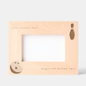 Gepersonaliseerde aangepaste gegraveerde geëtste b gegraveerde lijstjes (Voorkant)