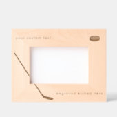 Gepersonaliseerde aangepaste gegraveerde geëtste i lijstjes (Voorkant)