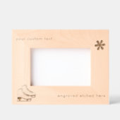 Gepersonaliseerde aangepaste gegraveerde geëtste i lijstjes (Voorkant)