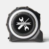 Gepersonaliseerde aangepaste geschenk naam zwart z rolmaat (Voorkant)