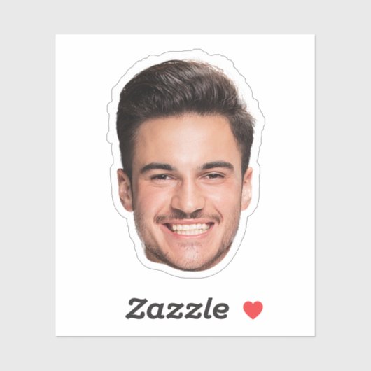Gepersonaliseerde Aangepaste Gezicht Stickers (Vel)