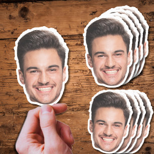 Gepersonaliseerde Aangepaste Gezicht Stickers
