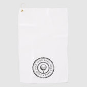 Gepersonaliseerde aangepaste golfclub Logo Golfhanddoek (Voorkant)