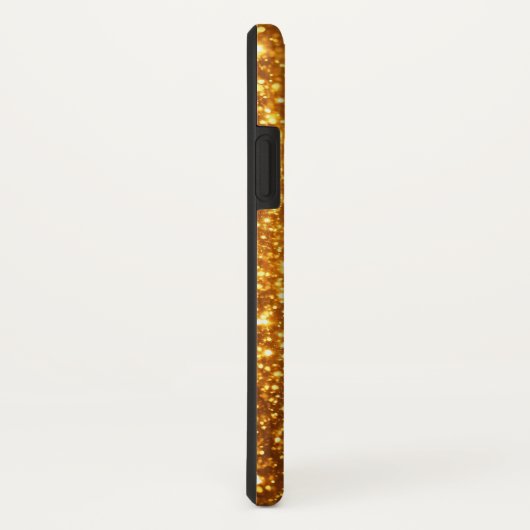 Gepersonaliseerde aangepaste gouden glitter uw eig Case-Mate iPhone case (Achterkant / rechts)