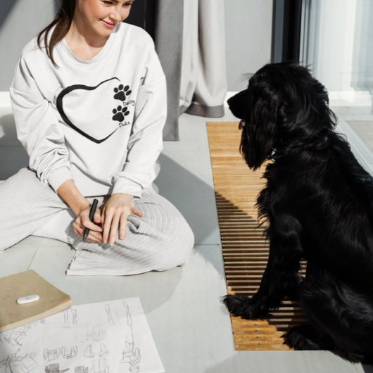 Gepersonaliseerde aangepaste hondennaam hond mam m trui