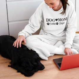 Gepersonaliseerde aangepaste hondennaam hond mama trui