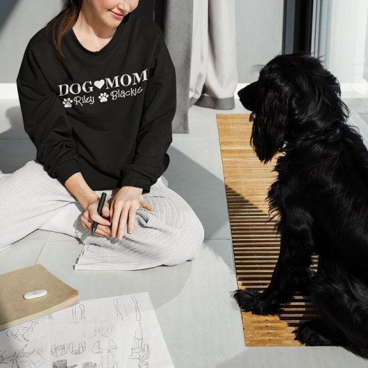 Gepersonaliseerde aangepaste hondennaam hond moede trui