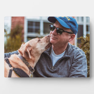 Gepersonaliseerde Aangepaste Huisdier Hond Foto Ma Fotoplaat