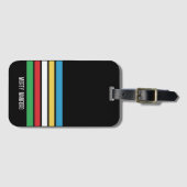 Gepersonaliseerde aangepaste invaliditeitsprijs ge bagagelabel (Voorkant (horizontaal))