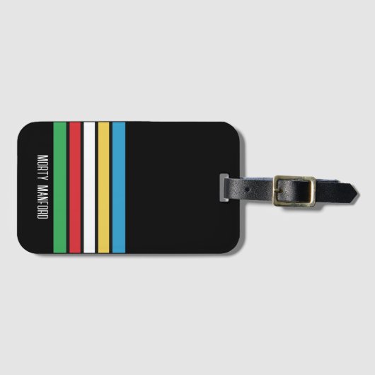 Gepersonaliseerde aangepaste invaliditeitsprijs ge bagagelabel (Voorkant (horizontaal))