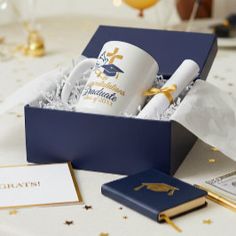 Gepersonaliseerde aangepaste jaar christelijke afs tweekleurige koffiemok