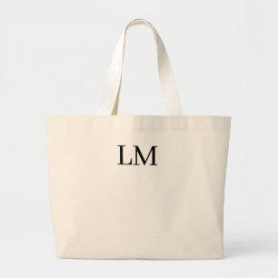 Gepersonaliseerde aangepaste keten canvas canvas t grote tote bag