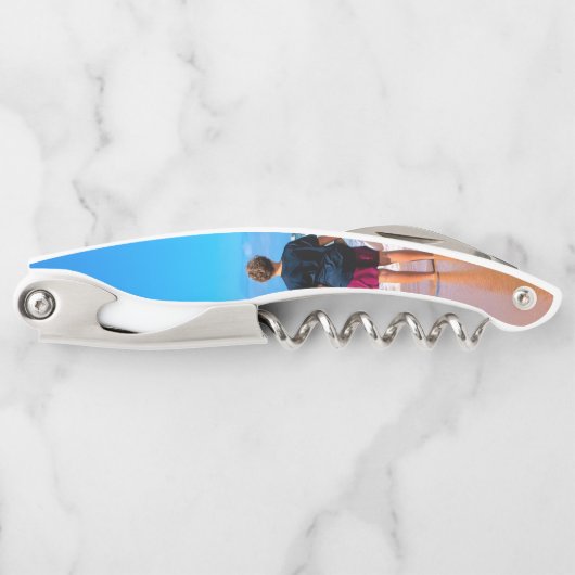 Gepersonaliseerde aangepaste Kurkentrekker van uw  (Voorkant)