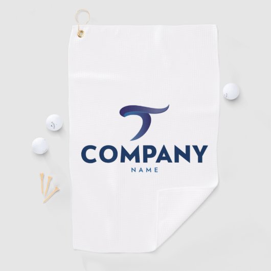 Gepersonaliseerde aangepaste logo golfhanddoeken golfhanddoek (Insitu)