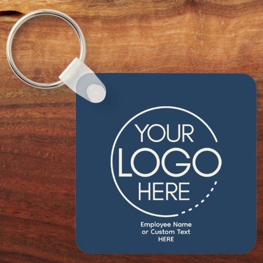 Gepersonaliseerde aangepaste Logo-Sleutelhanger Sleutelhanger (Voorkant)