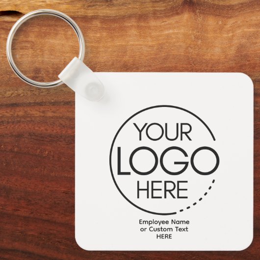 Gepersonaliseerde aangepaste Logo-Sleutelhanger Sleutelhanger (Voorkant)