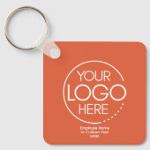 Gepersonaliseerde aangepaste Logo-Sleutelhanger Sleutelhanger (Voorkant)