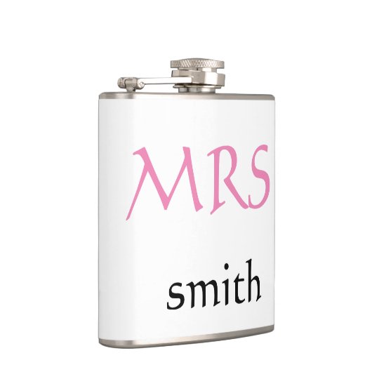 Gepersonaliseerde, aangepaste mevrouw Wedding Brid Heupfles (Rechts)