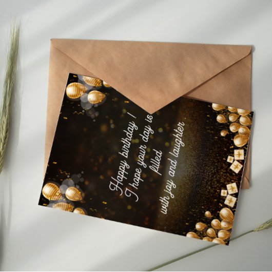 Gepersonaliseerde Aangepaste Moderne Elegante Fees Kaart