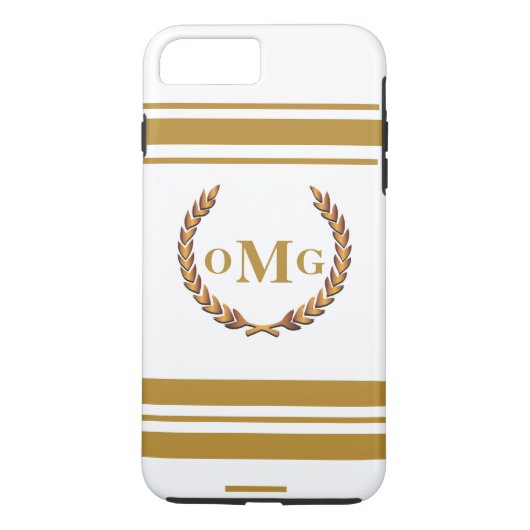 Gepersonaliseerde aangepaste monogram Logo Case-Mate iPhone Case (Achterkant)