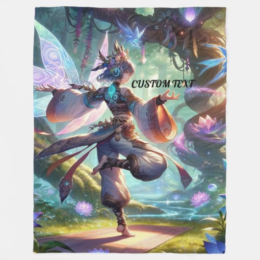 GEPERSONALISEERDE AANGEPASTE NAAM ART DEKEN (Voorkant)