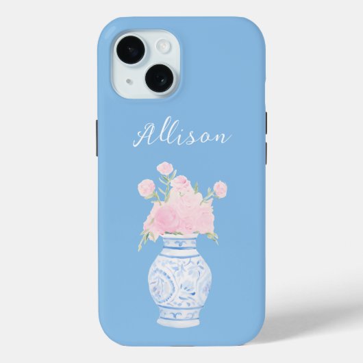 Gepersonaliseerde aangepaste naam Chinoiserie Ging Case-Mate iPhone Case (Achterkant)