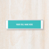 Gepersonaliseerde aangepaste naam deur teken - Kie Deurbordje (Voorkant)