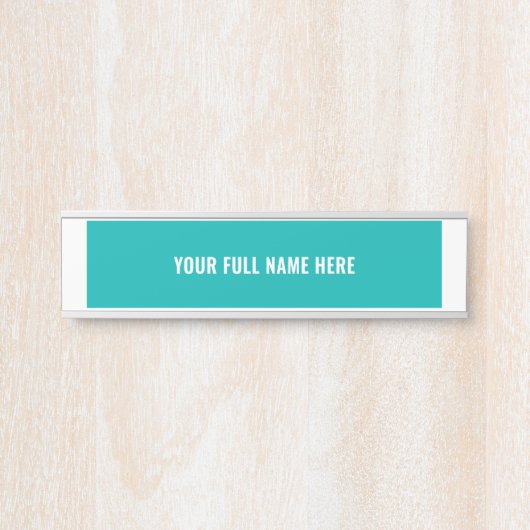 Gepersonaliseerde aangepaste naam deur teken - Kie Deurbordje (Voorkant)