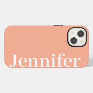 Gepersonaliseerde aangepaste naam Eenvoudige elega iPhone 13 Hoesje