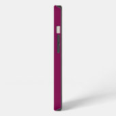 Gepersonaliseerde aangepaste naam Eenvoudige elega iPhone Hoesje (Linkerkant)