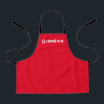 Gepersonaliseerde aangepaste naam Effen kleur rood Schort<br><div class="desc">Gepersonaliseerde aangepaste naam Effen kleur rood. U kunt het lettertype wijzigen door op de knop "Ontwerp bewerken" te klikken.</div>