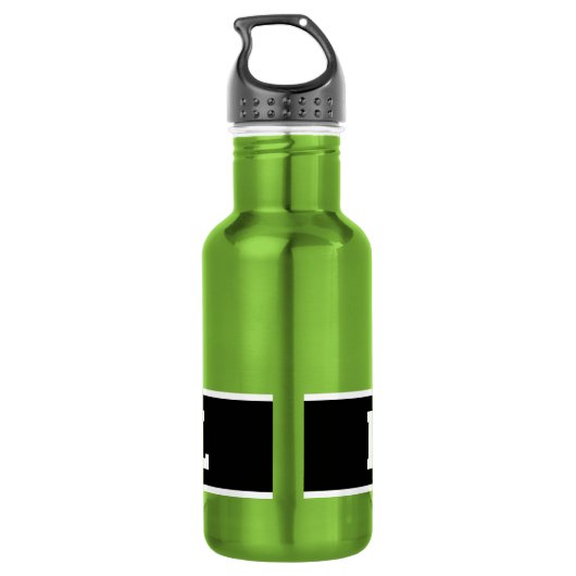 Gepersonaliseerde aangepaste naam football sport waterfles  (Achterkant)