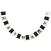 Gepersonaliseerde aangepaste naam Foto Stijlvol Mo Vlaggetjes (Alle)