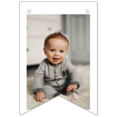 Gepersonaliseerde aangepaste naam Foto Stijlvol Mo Vlaggetjes (Tweede vlag)