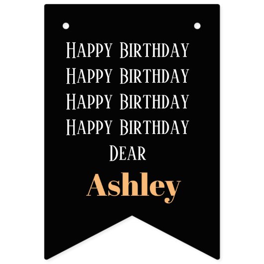 Gepersonaliseerde aangepaste naam Foto Stijlvol Mo Vlaggetjes (Eerste vlag)