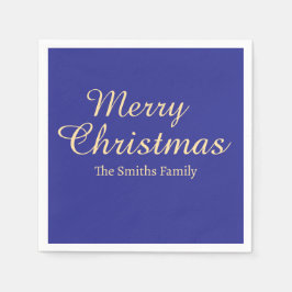 Gepersonaliseerde aangepaste naam Modern Merry Chr Servet