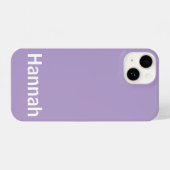Gepersonaliseerde Aangepaste Naam Moderne Minimale iPhone Hoesje (Achterkant horizontaal)