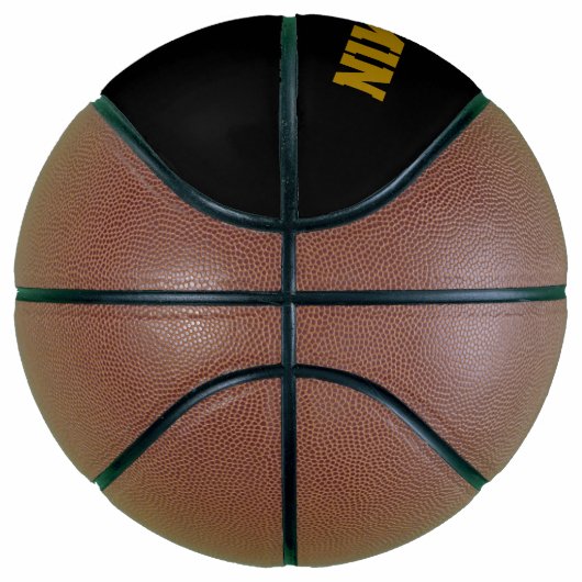 Gepersonaliseerde aangepaste naam & nummer Basketb Basketbal (Rechts)