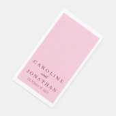 Gepersonaliseerde aangepaste naam Stijlvol Modern  Servet (Hoek)