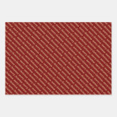 Gepersonaliseerde aangepaste naam Stijlvolle Vroli Inpakpapier Vel (Voorkant)