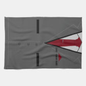 Gepersonaliseerde Aangepaste Naam Tekst Keuken Han Theedoek (Horizontaal)