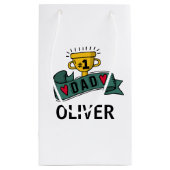 Gepersonaliseerde aangepaste naam Vaderdag | Cadea Klein Cadeauzakje (Achterkant)