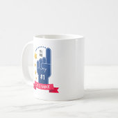 Gepersonaliseerde aangepaste naam Vaderdag | Koffi Koffiemok (Voorkant links)