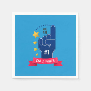 Gepersonaliseerde aangepaste naam Vaderdag   Serve Servet